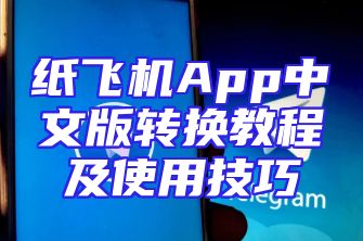 纸飞机App中文版转换教程及使用技巧