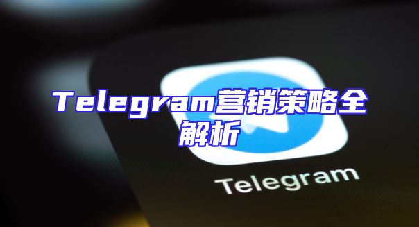 Telegram营销策略全解析